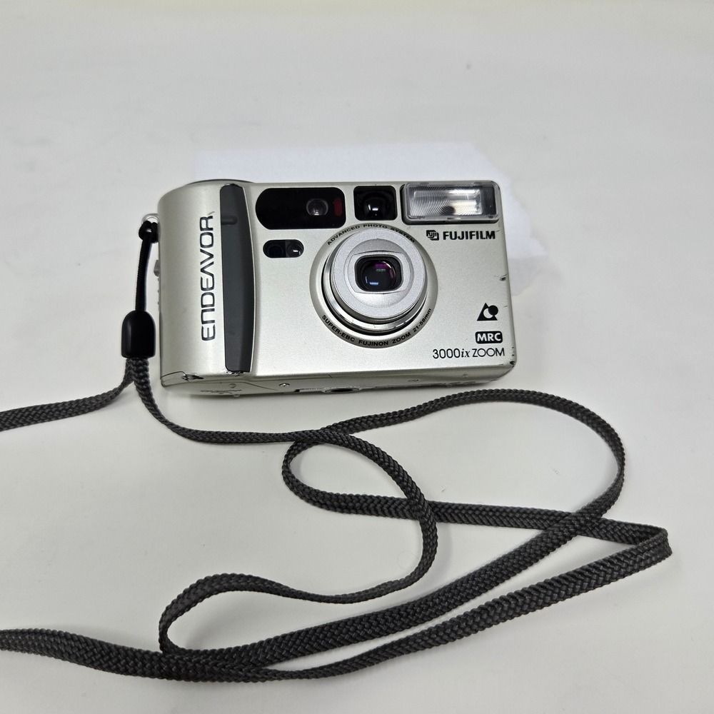 Fujifilm Endeavor 3000ix Zoom MRC APS Film Camera Silver 21-58mm Lens tested